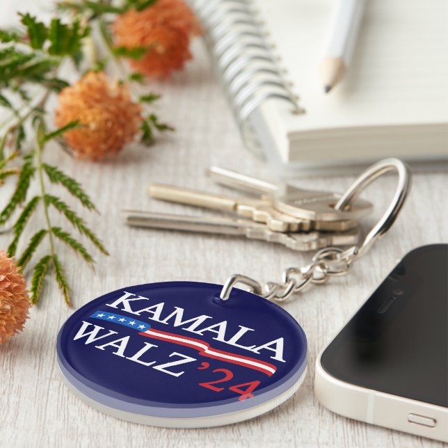 Kamala Harris Walz 2024 Blue (Högra Framsidan)