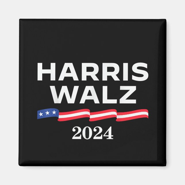 Kamala Harris Walz 2024 Magnet (Framsidan)
