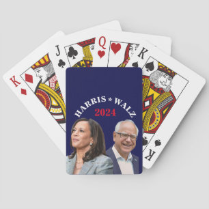 Kamala Harris Walz Photo - President Vice Photos Casinokort