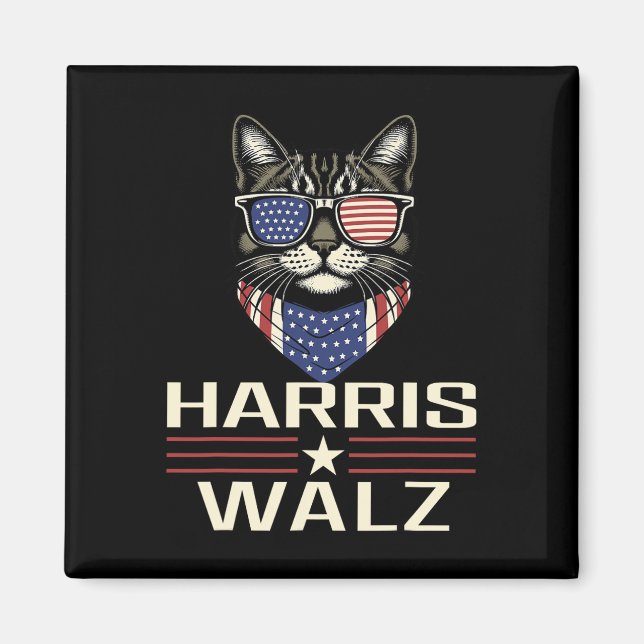 Kamala Harris Wheimer 2024 Harris Waltz Democratic Magnet (Framsidan)