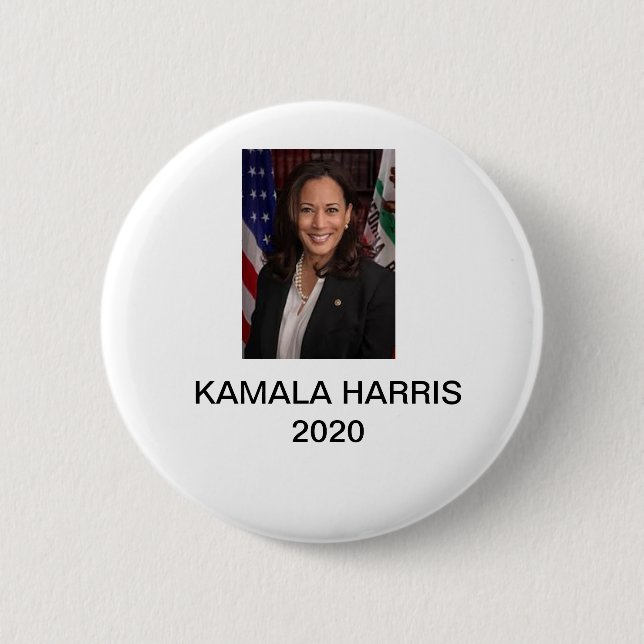 Kamala Hirris till president 2020 Button Knapp (Framsida)