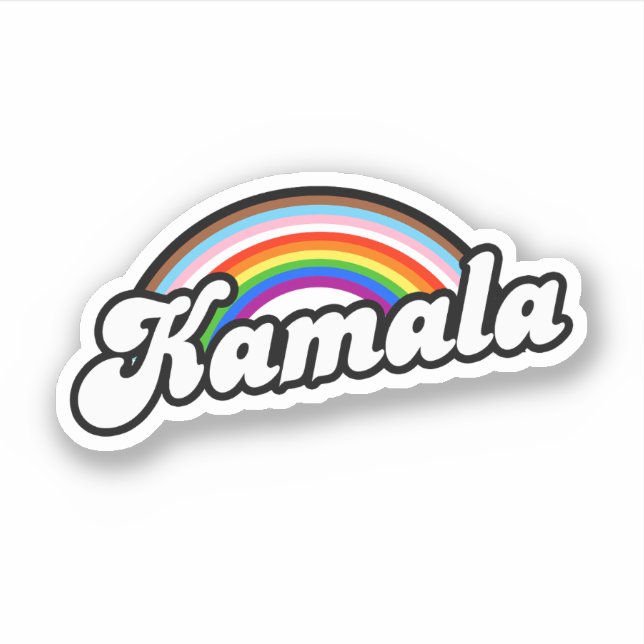 Kamala Inclusive Pride Klistermärken (Framsida)