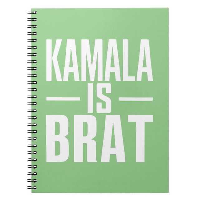 Kamala is Brat Anteckningsbok (Framsidan)