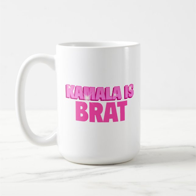 Kamala is Brat Coffee Mugg (Vänster)