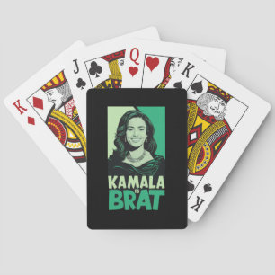 Kamala is Brat Funny Sarcastic Casinokort