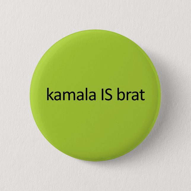 kamala IS brat Knapp (Framsida)