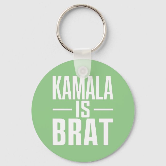 Kamala is Brat Nyckelring (Framsida)