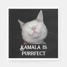 Kamala is Purrfect Pappersservett