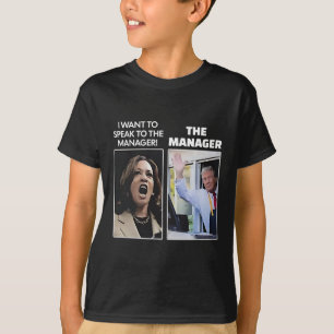 Kamala jag vill prata med chefen Trump Mcdona T Shirt
