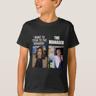 Kamala jag vill tala med chefen t shirt