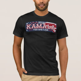 KAMALA "JES SHE CAN", Manar-Shirt T Shirt