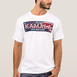 KAMALA "JES SHE CAN", Manar-Shirt T Shirt