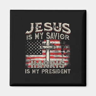 Kamala Jesus är min Savior Harris är min president Magnet