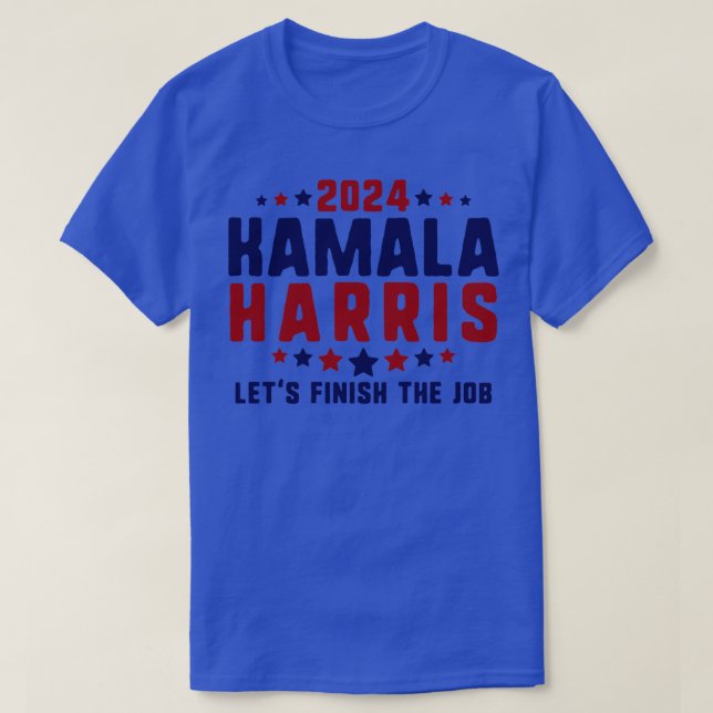 Kamala Lets Avslutar jobb 6 T Shirt (Design framsida)