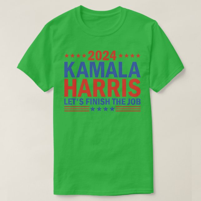 Kamala Lets Avslutar jobb 8 T Shirt (Design framsida)
