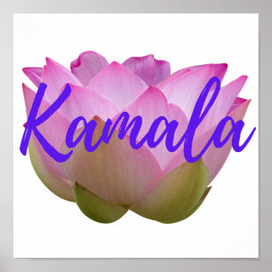 Kamala "Lotus Flower" Poster