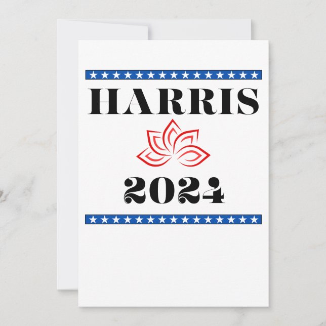 Kamala Lotus Harris för POTUS Inbjudningar (Framsida)