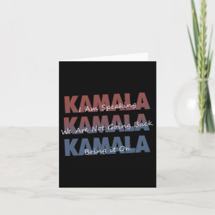 Kamala med Kalama Harris citat Kort