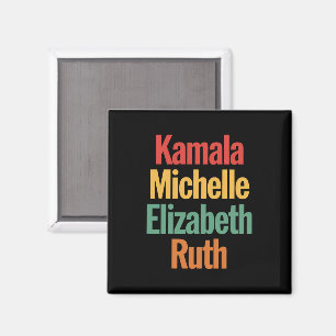 Kamala Michelle Elizabeth Ruth Feministiska Politi Magnet