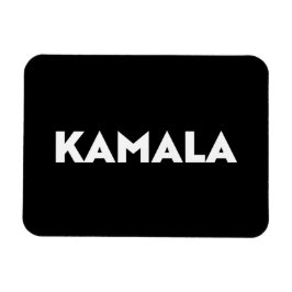 Kamala, modern, fet typografi, minimalistisk svart magnet