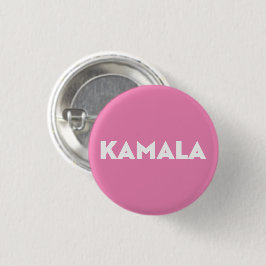 kamala modern fetstilt typografi vit och rosa knapp