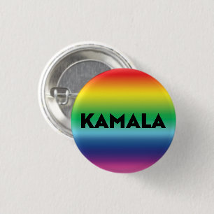Kamala modern regnbåggradient lgbt gay pride knapp