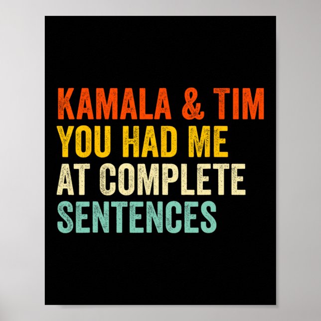 Kamala och Tim du hade mig i fullständiga domar Poster (Framsidan)
