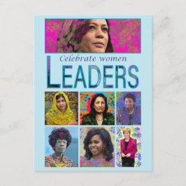 Kamala och Women Leaders vykort