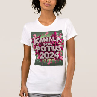 Kamala Potus 2024 - rosa och grönt T Shirt