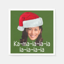Kamala Santa Hat Biden Harris 2020 lustig helgdag Pappersservett