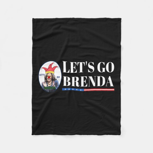 Kamala Shirt Let&#';s Go Brenda Laughin Harris Fleecefilt (Framsidan)