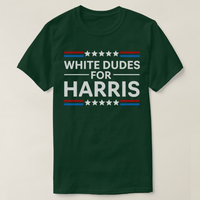Kamala Shirt White Dudes for Kamala 2024 Pillow T (Design framsida)