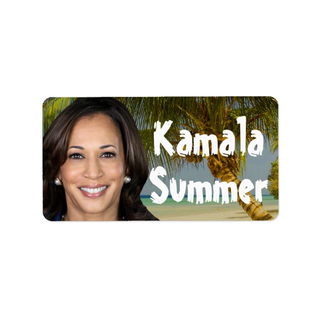 Kamala Sommaren 2024 Adressetikett (Framsidan)