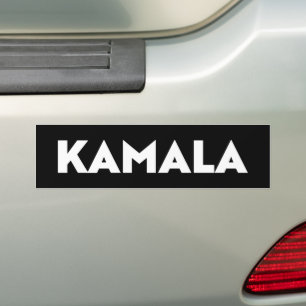 Kamala svartvit modern fetstil bildekal