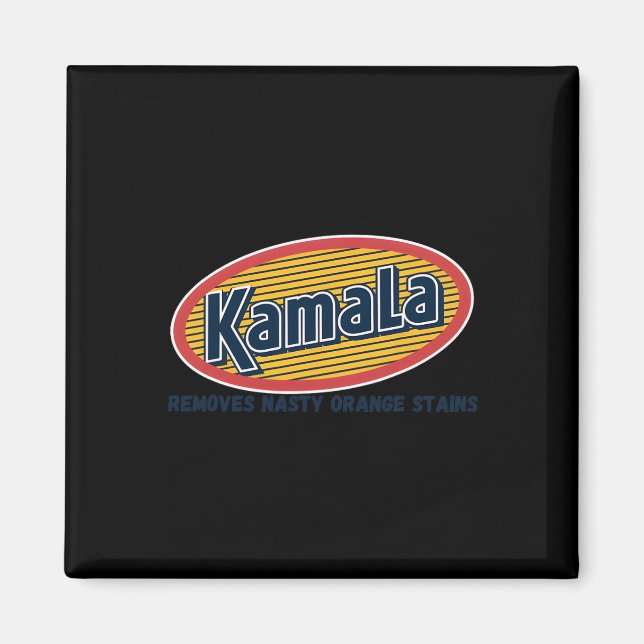Kamala Tar bort Nasty Orange Stains Funny Magnet (Framsidan)