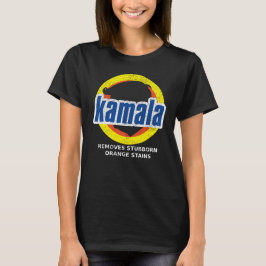 Kamala Tar bort stubborn Orange Stains T Shirt