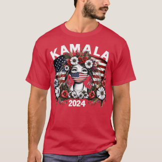 Kamala Vintage Blommigt Feminine First Female 2 T Shirt