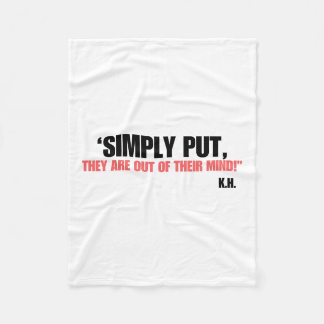 Kamala Vote Harris Waltz 2024 Kamala Fo Fleecefilt (Framsidan)