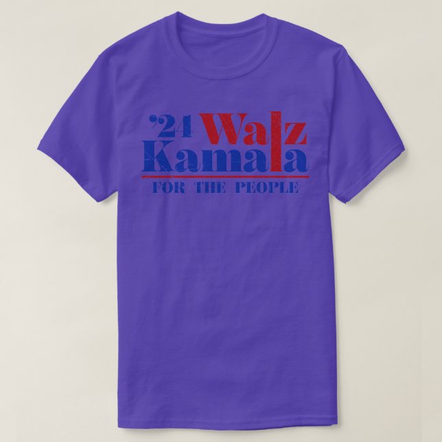 Kamala Walz 2024 T Shirt (Design framsida)