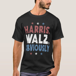 Kamala Walz Uppenbarligen 2024 Harris Waltz 2024 V T Shirt