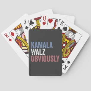 Kamala Walz Uppenbarligen valdagen 2024 Casinokort