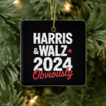 Kamala Walz Uppenbart 2024 Harris Waltz 2024 Julgransprydnad Keramik<br><div class="desc">Kamala Walz Uppenbart 2024 Harris Waltz 2024 Val</div>