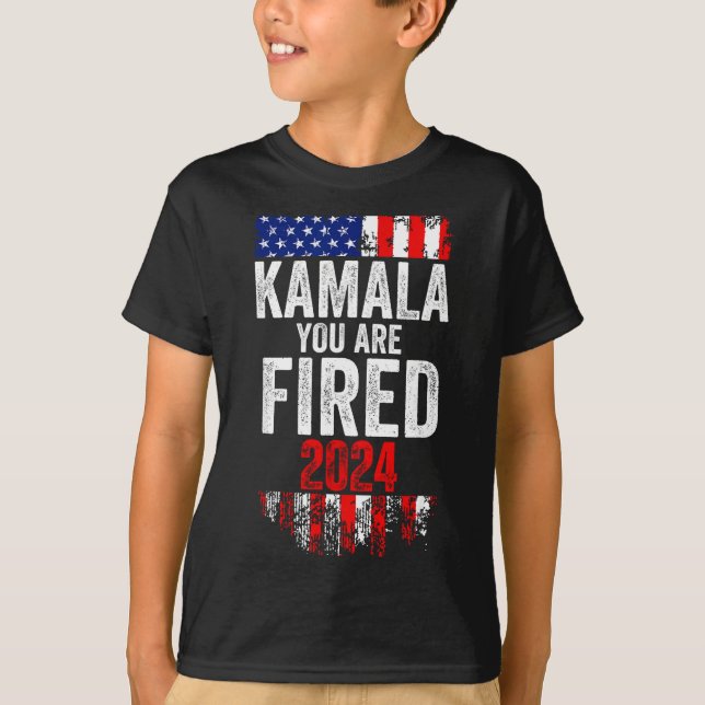 Kamala You're Fired Funny Anti Kamala Harris Elect T Shirt (Framsida)