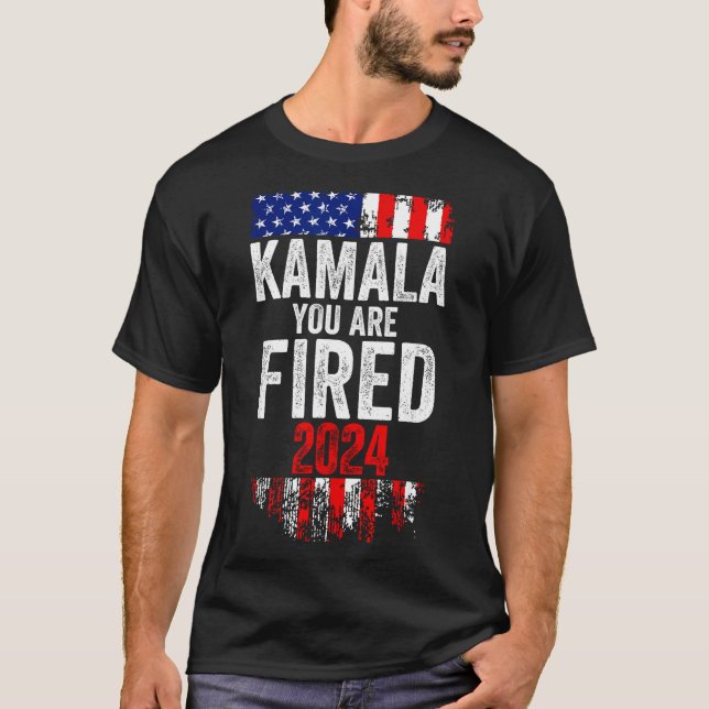 Kamala You're Fired Funny Anti Kamala Harris Elect T Shirt (Framsida)