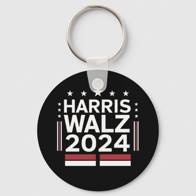 KamalaHarris TimWaltz 2024 Nyckelring (Framsida)
