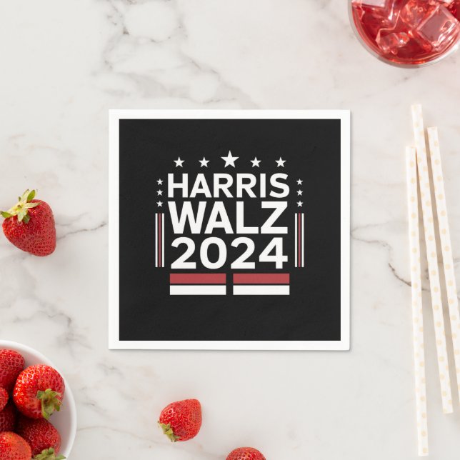 KamalaHarris TimWaltz 2024 Pappersservett (Insitu)