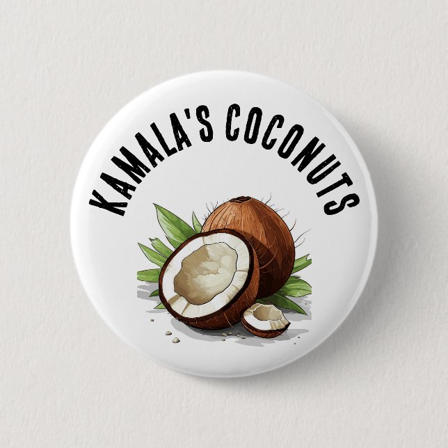 KAMALA'S COCONUT PIN KNAPP (Framsida)
