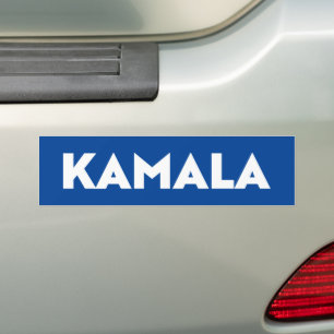Kamalblått och vitt modernt fetstil bildekal