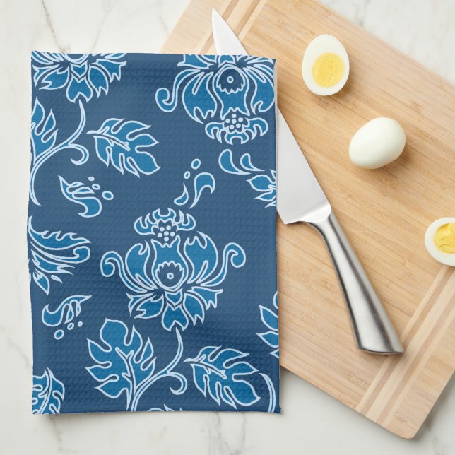 Kamaole Hawaii Tropical Blommigt Köket Towel Kökshandduk (Vikt i Fjärdedel)