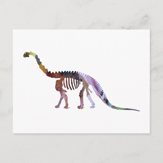 kamarasaurus skelett vykort (Framsida)